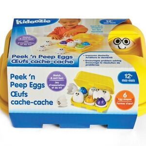 Peek 'n Peep Eggs Toy - Yellow